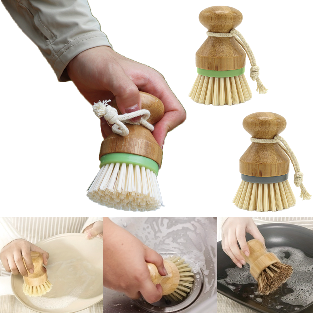 Bamboo Pot Cleaning Brush – Ou - Dish Brush Bamboo avis et prix
