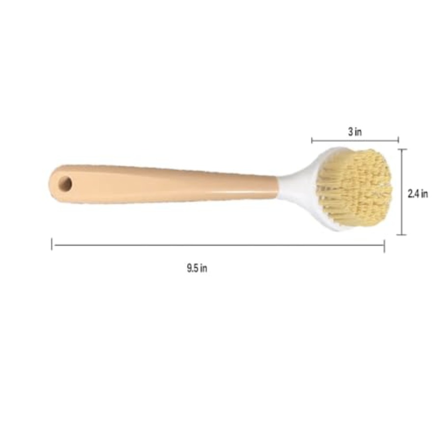 3 Pack Dish Brush Set with Bam - Dish Brush Bamboo avis et prix