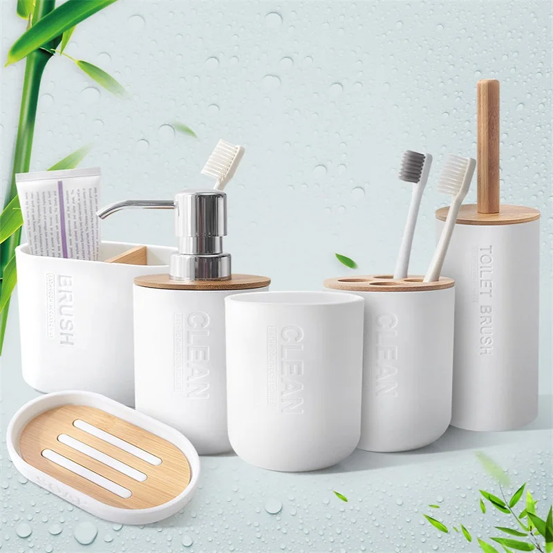 1pc Bathroom Accessories Soap  - Dish Brush Bamboo avis et prix