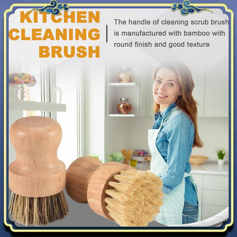 A56P-Bamboo Dish Brush 2Pcs Ba - Dish Brush Bamboo avis et prix