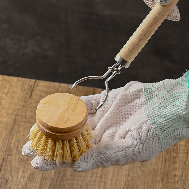 Wooden Handle Dish Brush Set w - Dish Brush Bamboo avis et prix