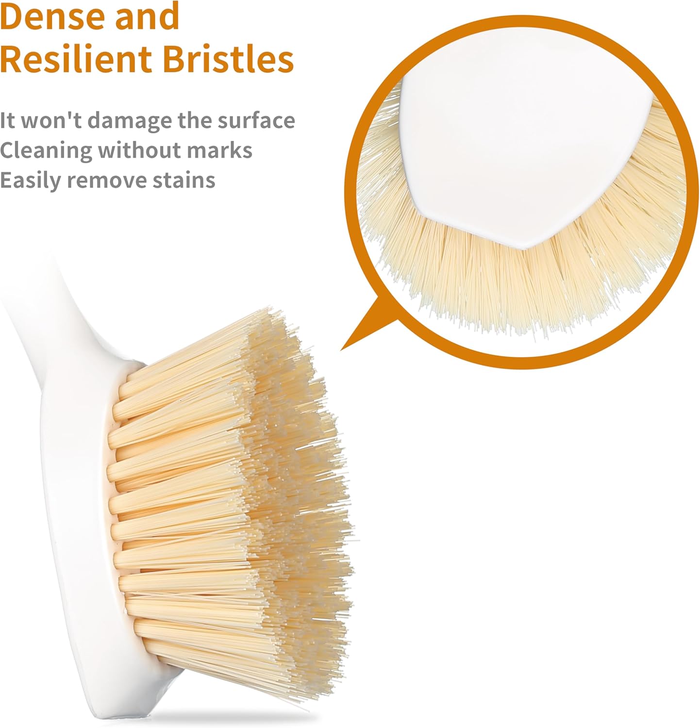 2 Pack Kitchen Dish Brush with - Dish Brush Bamboo avis et prix