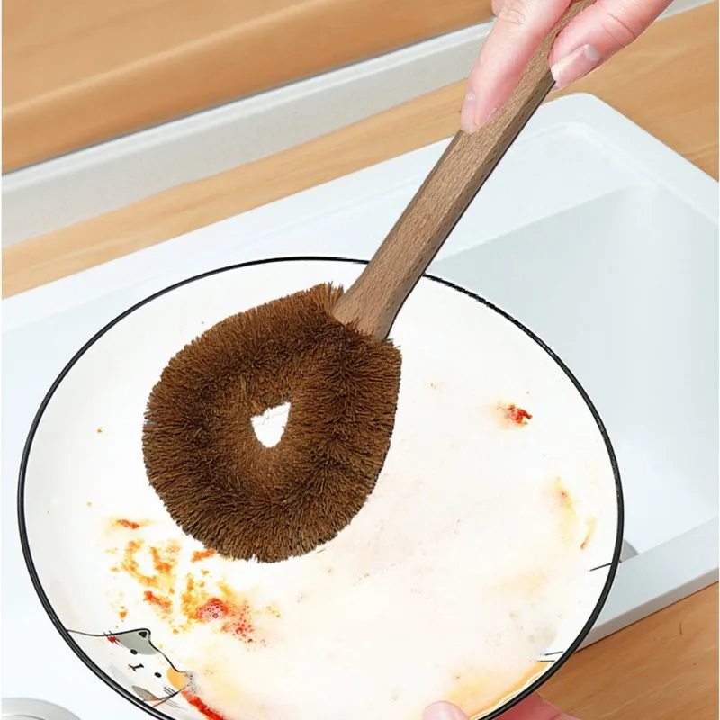1Pc Eco Coconut Fiber Dish Bru - Dish Brush Bamboo avis et prix