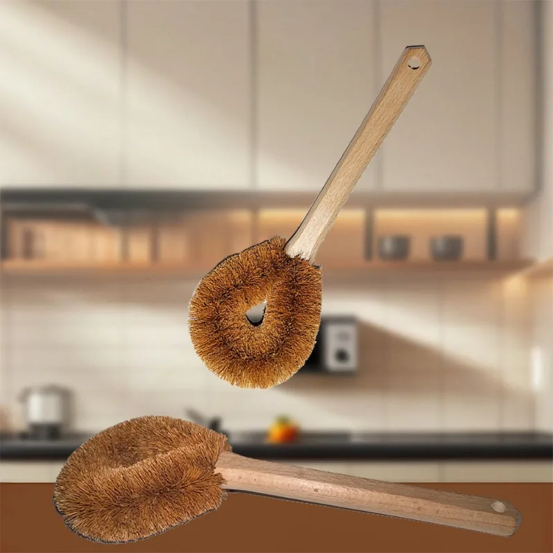 1Pc Eco Coconut Fiber Dish Bru - Dish Brush Bamboo avis et prix