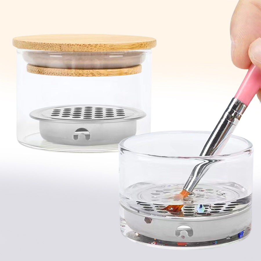 Nail Art Brushes Washing Cup N - Dish Brush Bamboo avis et prix