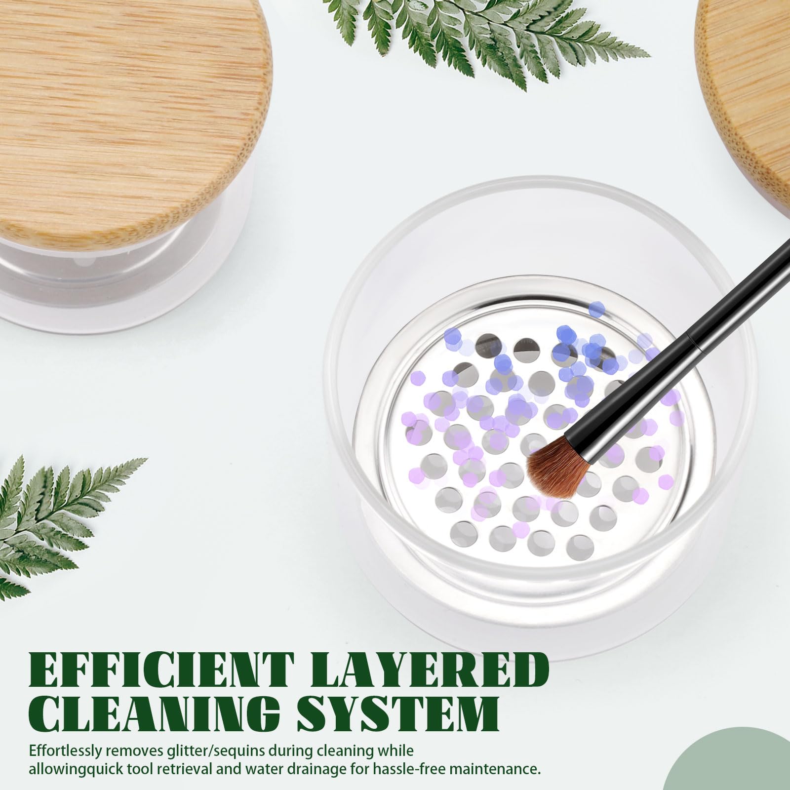 Nail Art Brushes Washing Cup N - Dish Brush Bamboo avis et prix