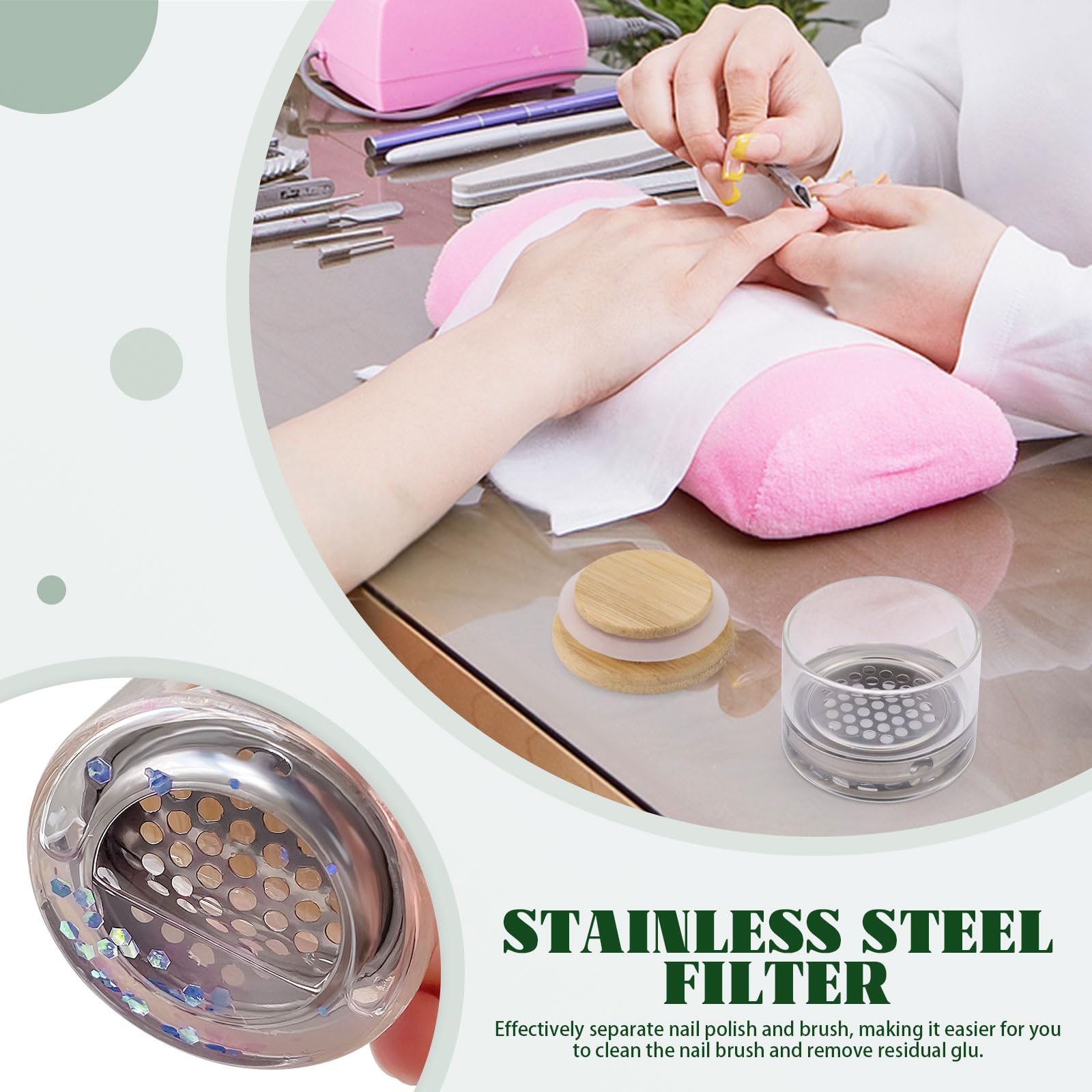 Nail Art Brushes Washing Cup N - Dish Brush Bamboo avis et prix