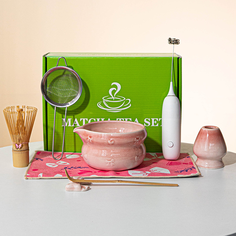 Japanese Matcha Tea Set 8pcs C - Dish Brush Bamboo avis et prix